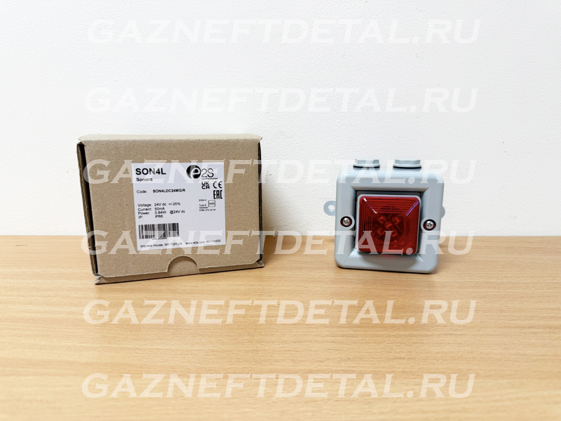 Cирена и светодиодный маячок E2S SON4L Sonora SON4LDC24MG/R