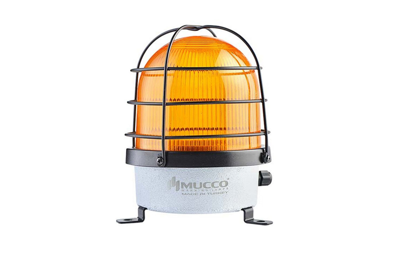 Промышленная светосигнальная лампа маячок со звуковым сигналом Mucco SNT-D12522-B-KFS-3
